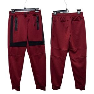 Kids Maroon Jogger Pants